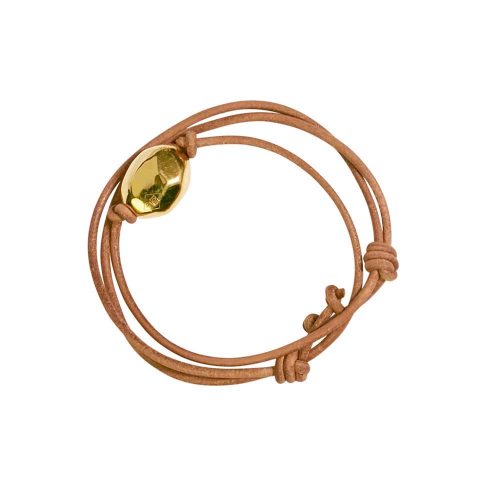 Gold Pebble Bracelet