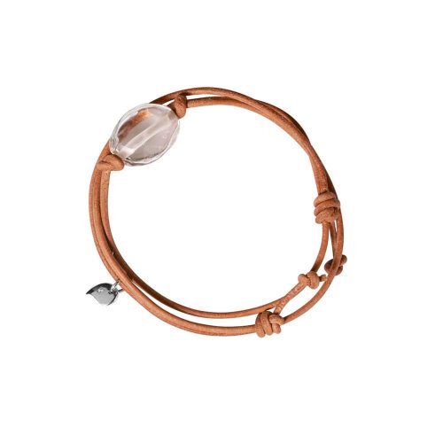 Rock Crystal (Quartz) Pebble Bracelet