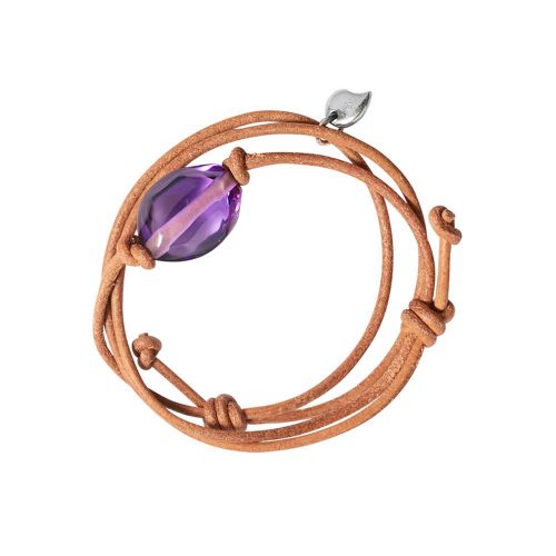 Amethyst Pebble Bracelet
