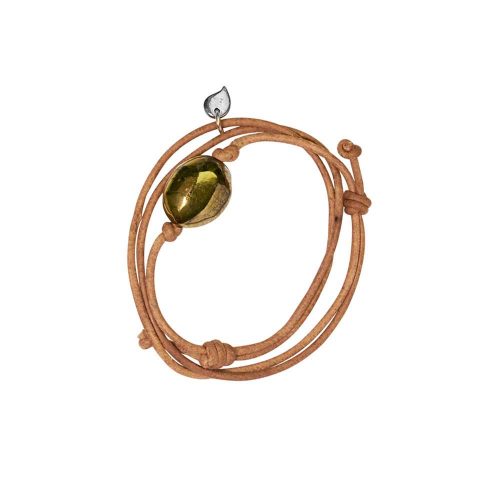 Pyrite Pebble Bracelet