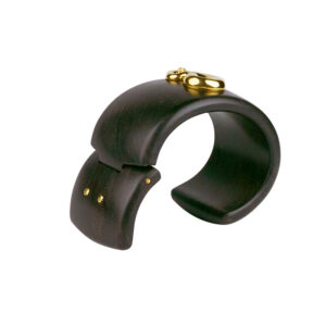 Ebony and Gold Paisley Bracelet - Image 3