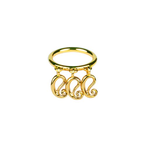 Dangling Paisley Ring