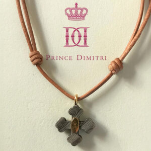 Cross Bottony with Center Cross Fleury Pendant - Image 2